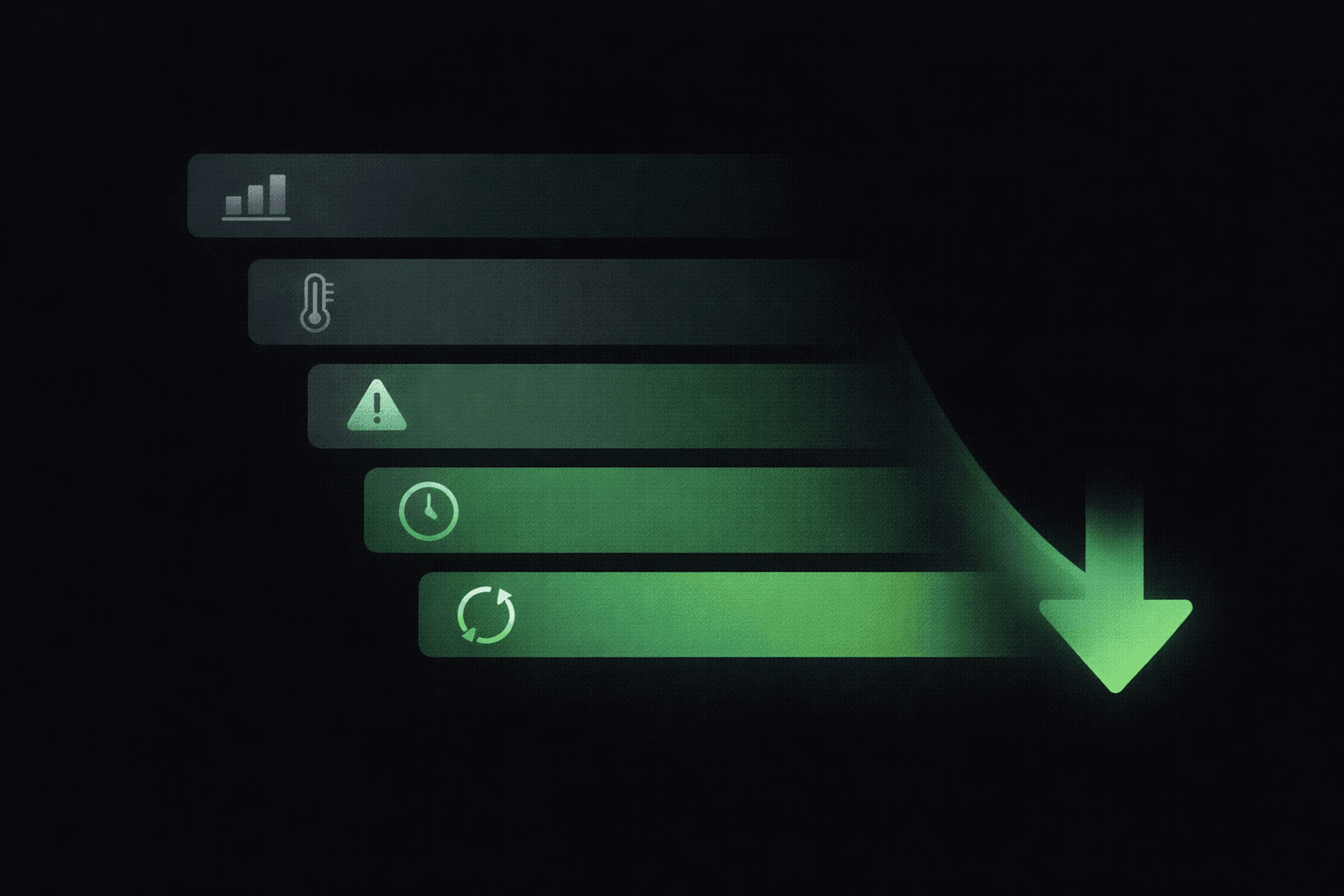 Schéma des 5 leviers de négociation immobilière : écart DVF, DPE, risques, durée, historique